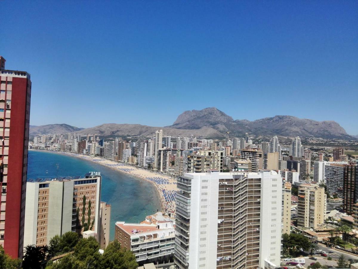 Apartamento Con Vistas A La Playa De Levante Benidorm Exteriör bild